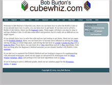 Tablet Screenshot of cubewhiz.com